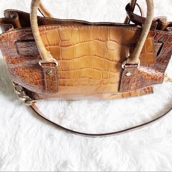 Michael Kors VTG Classic Hamilton Tumbled Leather Bag EUC - Picture 3 of 8